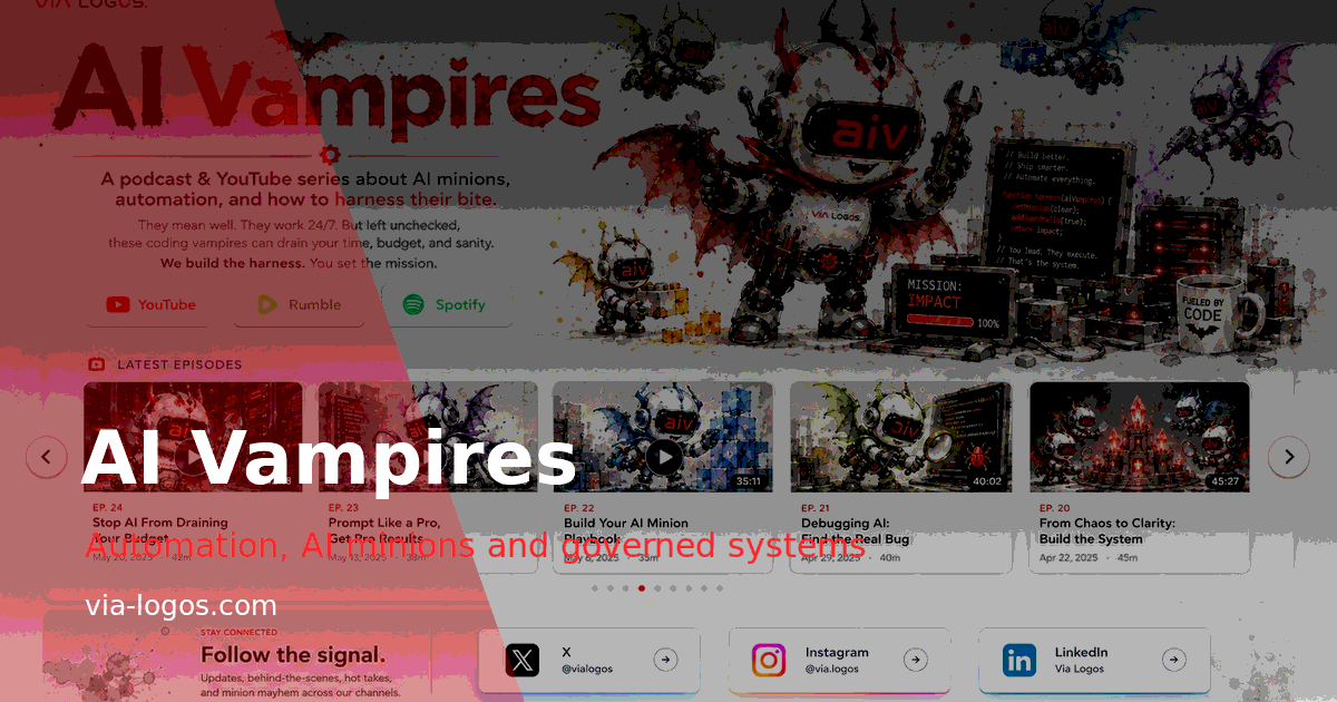 AI Vampires by Via Logos